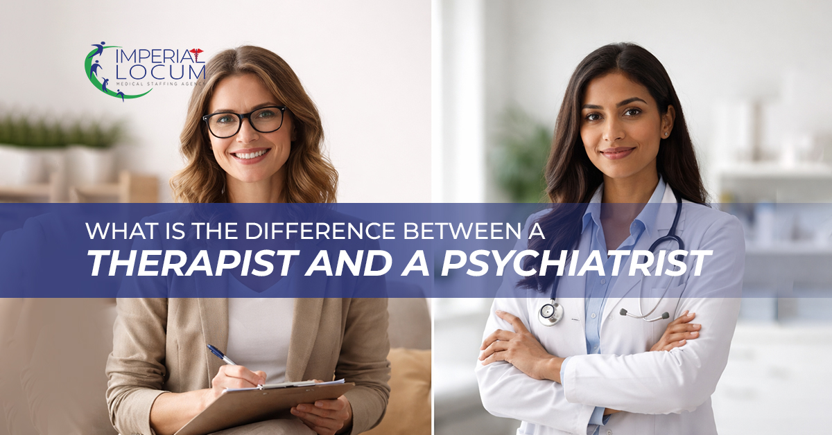 what is the difference between a therapist and a psychiatrist