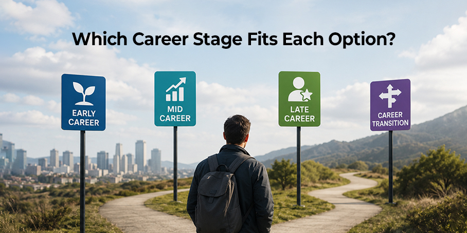 Which Career Stage Fits Each Option?