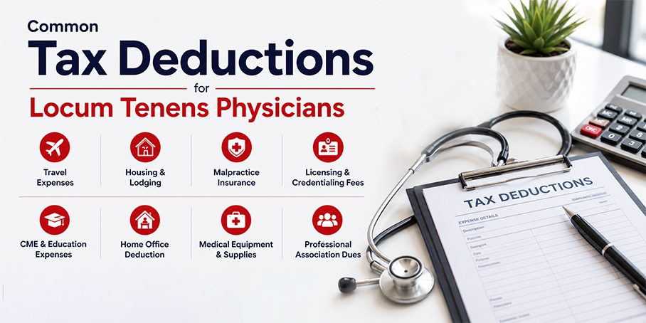 Common Tax Deductions for Locum Tenens Physicians