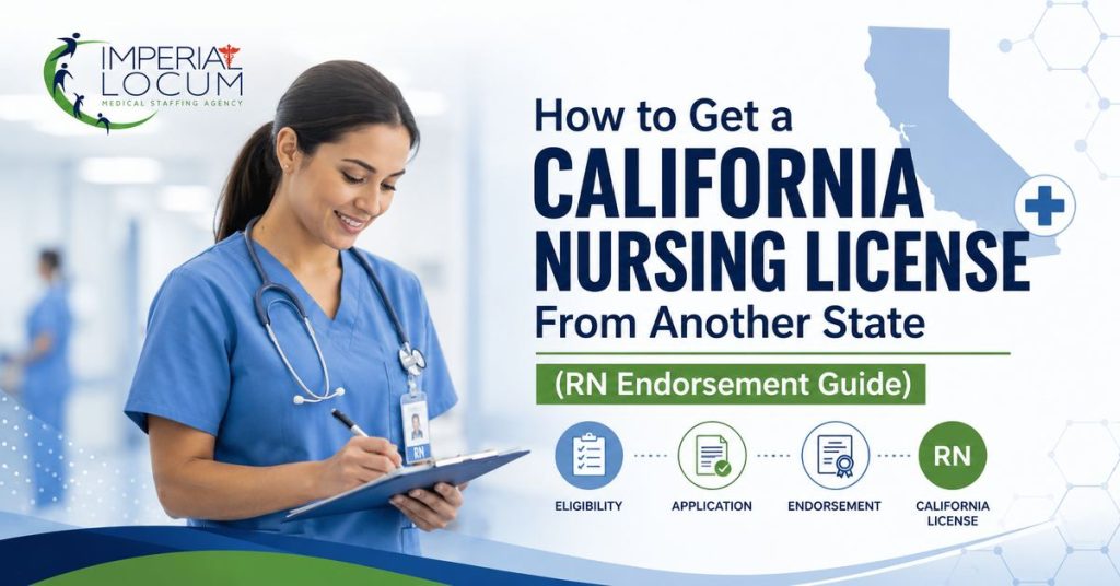 How to Get a California Nursing License From Another State (RN Endorsement Guide)